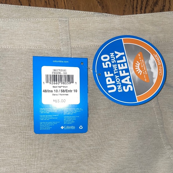 Men’s Columbia PFG Flat front Shorts😀 Bundle of 2 with TAGS - Picture 2 of 6